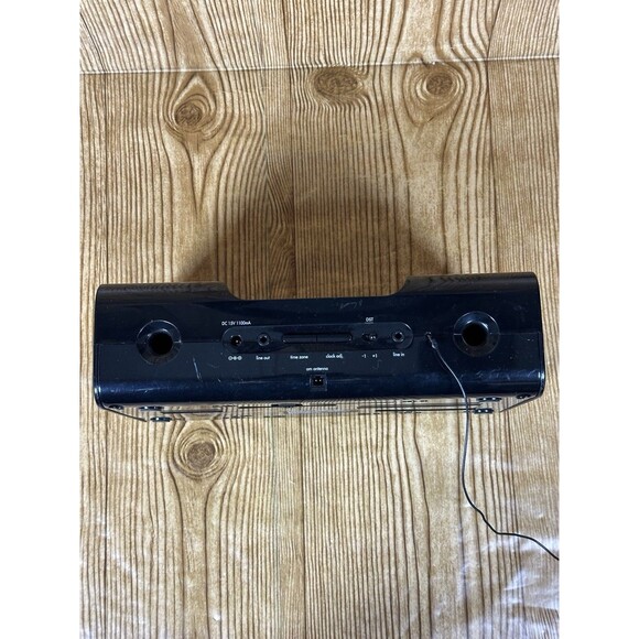 iHome 5B Docking Station Radio Clock Speaker For Parts or Repair No power supply - Picture 6 of 16